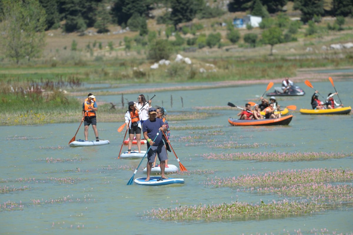Andırın’da Renkli Kano Yarışı