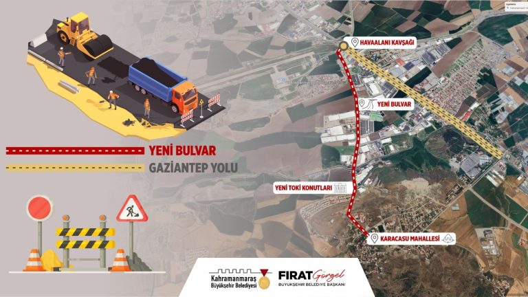 Büyükşehir’den Dulkadiroğlu’na Yeni Bulvar