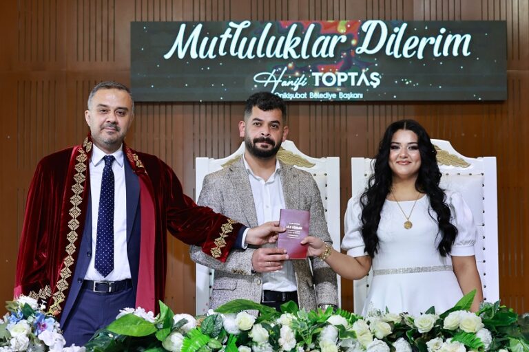 Onikişubat Belediyesi’nden 14 Şubat’ta 25 çifte toplu nikah töreni