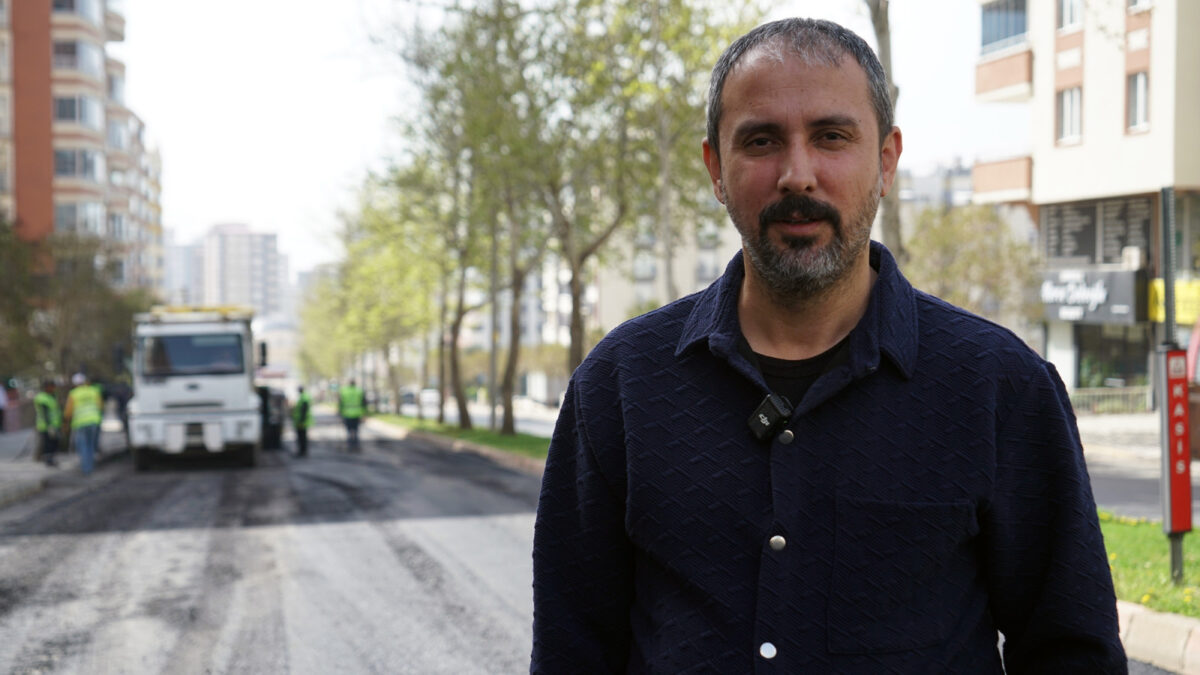 Başkonuş Caddesi’nde Altyapısı Tamamlanan Kısım Asfaltla Buluşuyor