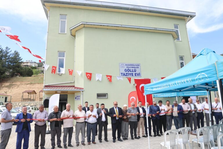 Göllü Mahallesi’nde Cami Ve Sosyal Tesis Dualarla Hizmete Açıldı