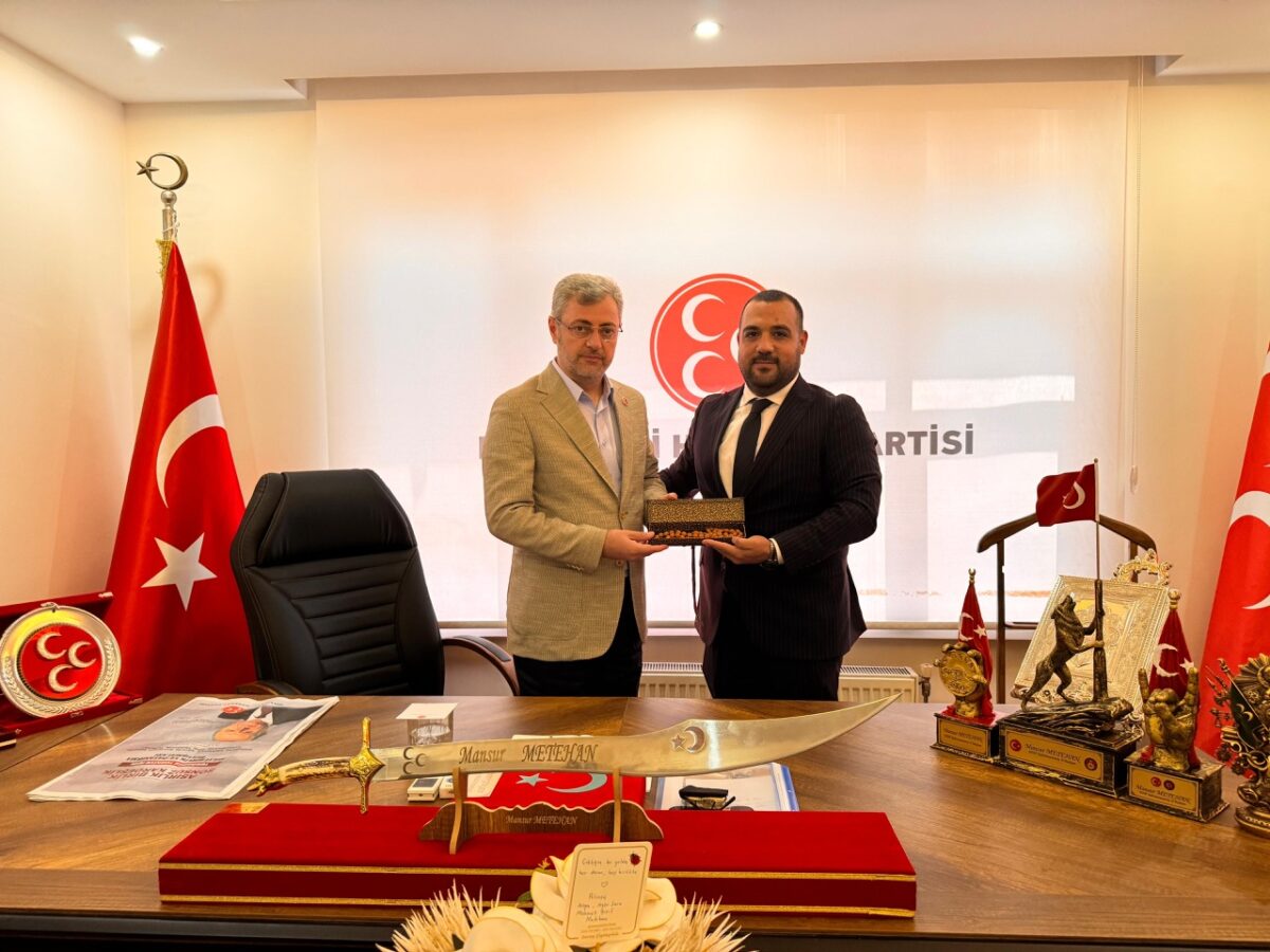 Milliyetçi İş İnsanı Şahinkanat’tan Başkan Metehan’a Hayırlı Olsun Ziyareti