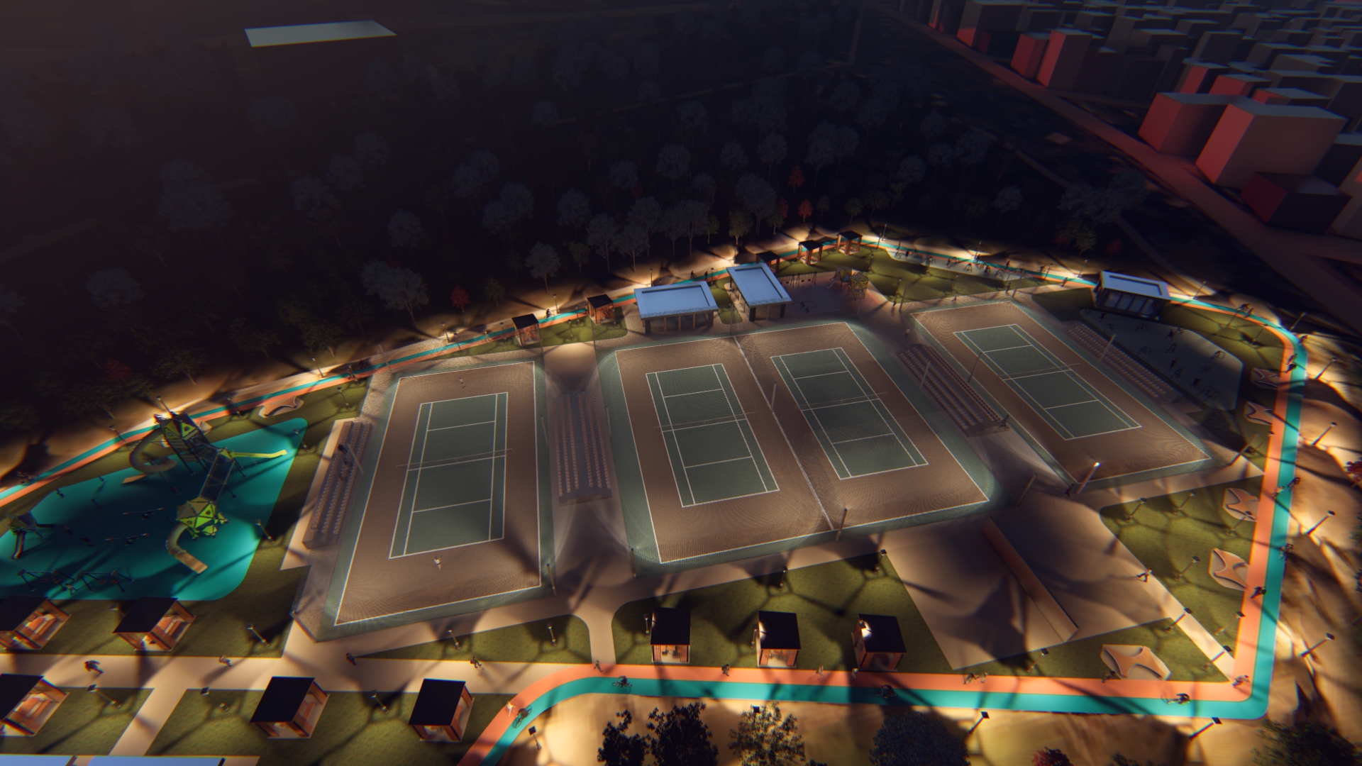 Şehrin Yeni Spor ve Yaşam Merkezi’nde Hazırlıklar Başladı; 15 Temmuz Spor Vadisi Start Aldı