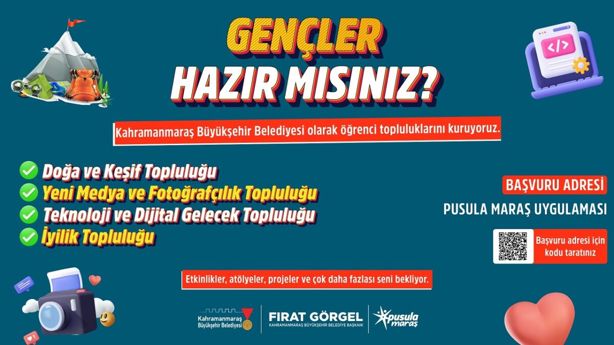 Pusula Maraş ile Gençlik Rotasını Belirliyor