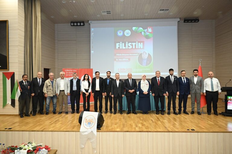 “Filistin Dünyanın Neresinde?” Konferansı KSÜ’de Gerçekleştirildi