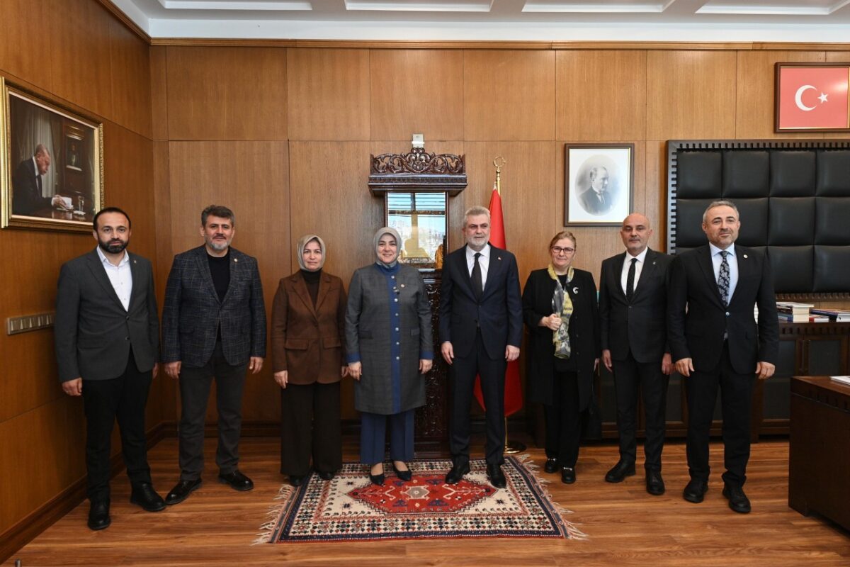 Başkan Görgel, AK Parti Kadın Kolları Başkanı Ercan’ı Makamında Ağırladı