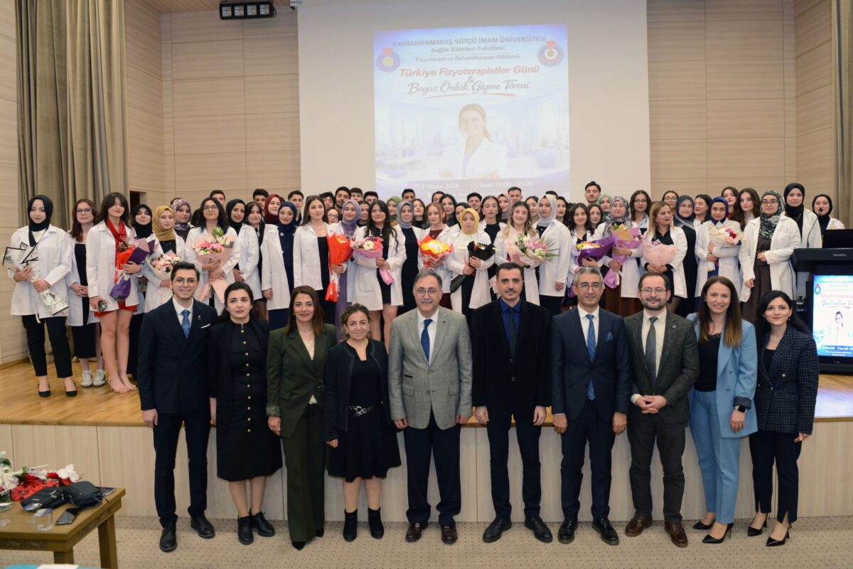 KSÜ’de Fizyoterapist Adayları Beyaz Önlüklerini Giydi