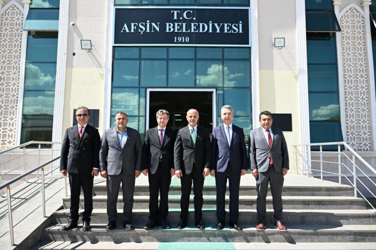 KSÜ Rektörü Okumuş’tan Afşin Belediye Başkanı Kıraç’a Ziyaret