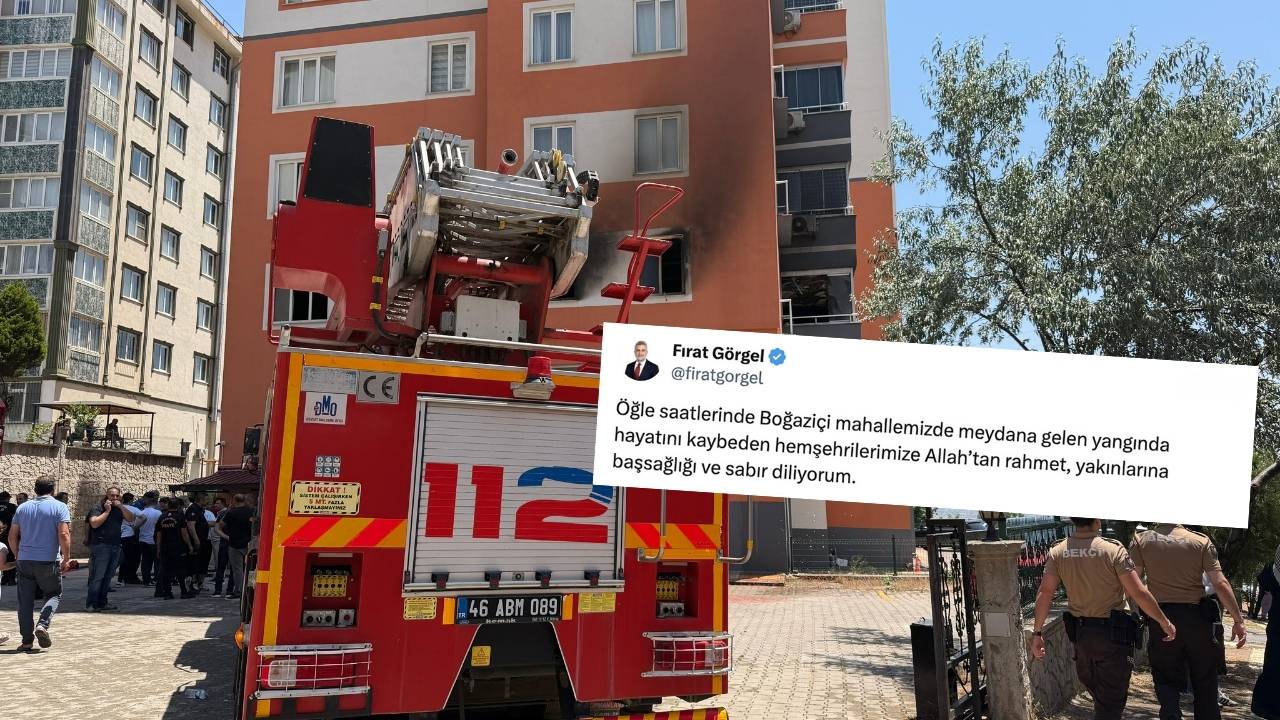 Başkan Görgel’den Yangında Hayatını Kaybeden Vatandaşlar İçin Taziye Mesajı