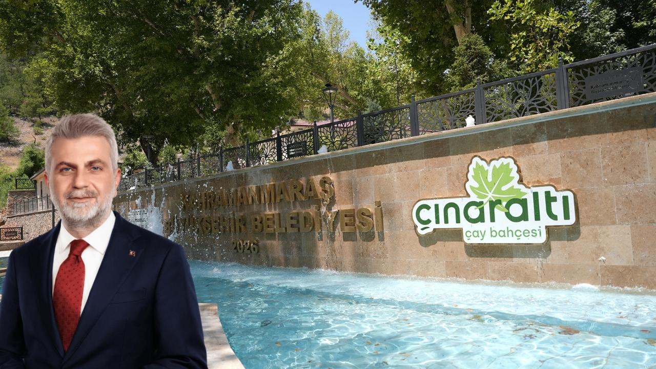Büyükşehir’in Çınaraltı Çay Bahçesi, Hizmete Açılıyor