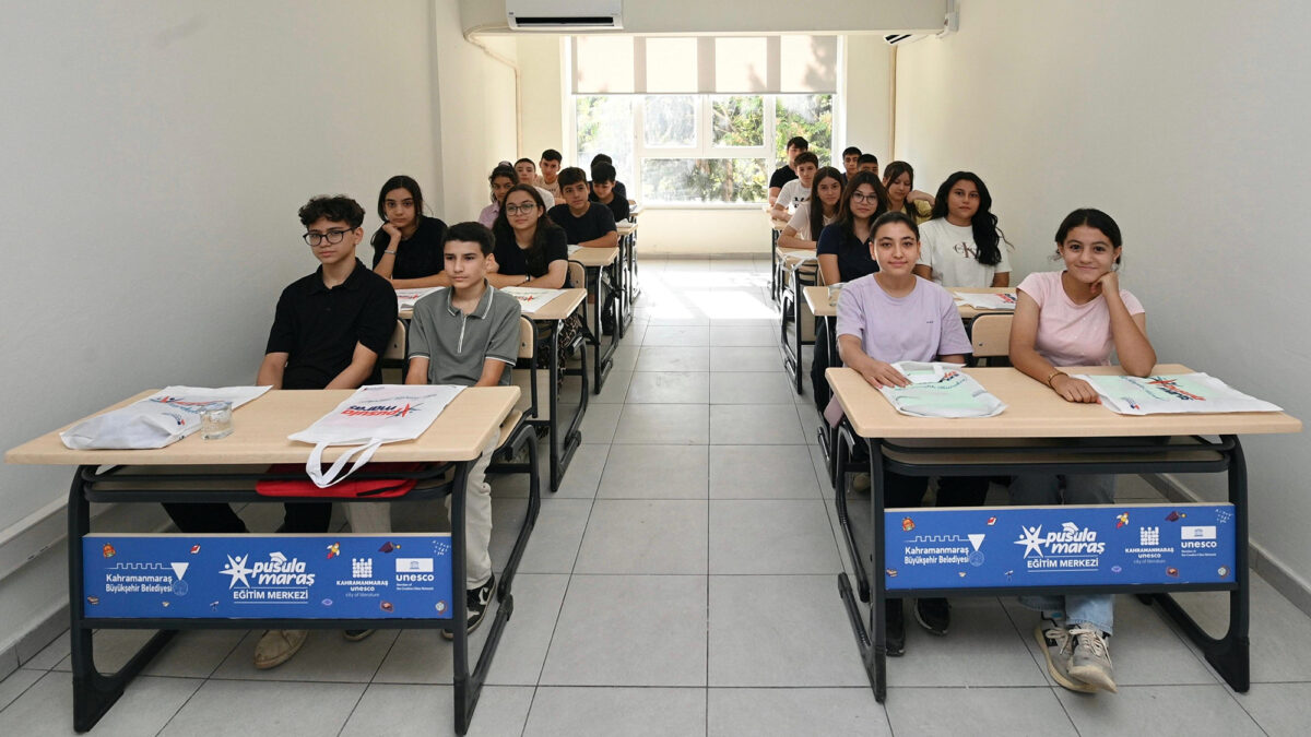 Pusula Maraş Eğitim Merkezi’nde İlk Ders Zili Çaldı